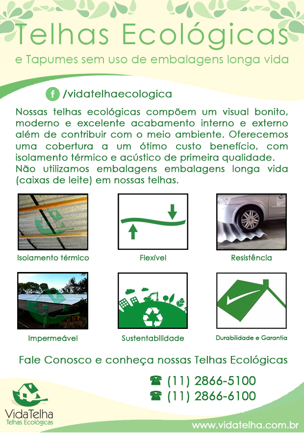 Vida Telha - Cumeeiras Ecolgicas em So Paulo, Sacom