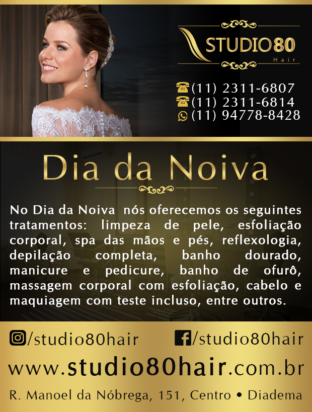 Studio 80 Hair - Dia da Noiva em Diadema, Jardim das Naes