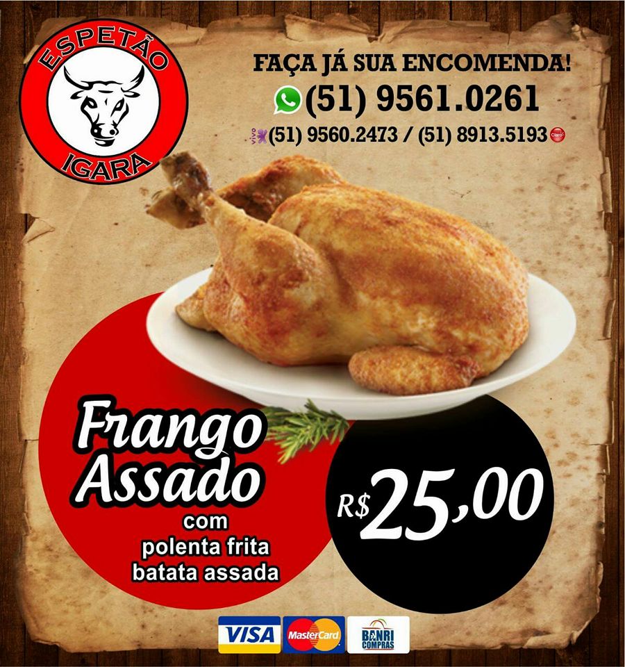 frango assado igara canoas