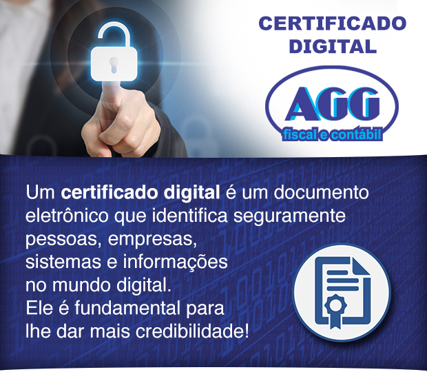 AGG - Fiscal e Contbil - Certificao Digital para Pessoa Fsica no Olmpico, So Caetano do Sul