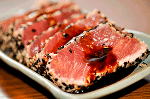 TATAKI DE ATUM SELADO EM FATIAS - Restaurante Japons Jai Sushi - Rodizio e Delivery em Feira de Santana